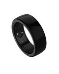 aabo Smart Ring for Men Women | Fitness Tracker Ring | Titanium | Sleep Tracker | Easy Connectivity | No App Subscription | Water Resistant (50m) | Upto 7-Day Battery Life | (Black, Size 13)