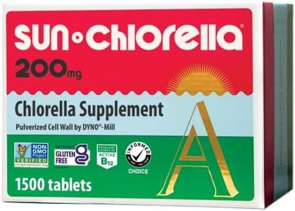 Sun Chlorella - Chlorella Superfood Nutritional Supplement- 500 Mg (200 Mg - 1500 Tablets)