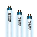 iQuatics Aquarium Marine/Tropical Fish Tank Fluorescent Light Bulb T5 (3 Pack), Aqua Blue 50:50, 54w 1150mm 46”