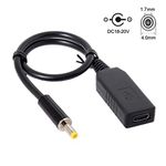 Cablecc UC-101 USB 3.1 Type C USB-C to DC 20V 4.0 1.7mm Power Plug PD Emulator Trigger Charge Cable for Laptop