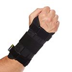 BraceUP Carpal Tunnel Wrist Brace with Metal Wrist Splint for Hand and Wrist Support and Tendonitis Arthritis Pain Relief - for Men and Women (L/XL, Right Hand)