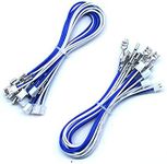 Arcity 20 Pcs Arcade Button Wires Harness Cable for Zero Delay USB Encoder PCB with 0.187inch 4.8mm Terminals Compatible with Micro Switches HAPP Style Arcade Buttons Joysticks New,HY-PJ096-1