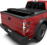 OEDRO Quad Fold Tonneau Cover Soft Four Fold Truck Bed Covers Compatible with 2009-2014 Ford F-150 F150 6.6' Bed