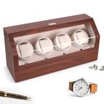 Heiden Quad Watch Winder in Walnut