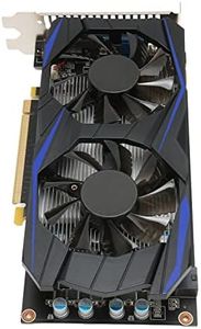 ANGGREK Carte Graphique de Jeu 6 Go 192BIT GDDR5 Double Ventilateur, Interface Multimédia Haute Définition VGA DVI, DirectX11, 2560 X 1600, Compatible SLI (GTX550Ti 6 Go)