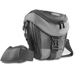 Mantona Premium Holster Bag for SLR Camera - Black/Grey