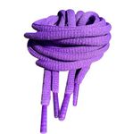 Purple 120cm Oval Sports Shoe Laces for Trainers Tennis Sports Basketball Football boots Athletics Runners Sneakers running shoes Half Round Shoelaces