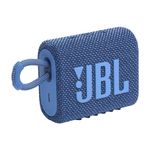 JBL Go 3 ECO Waterproof Wireless Bluetooth Speaker with 5 Hours of Battery Life, Blue