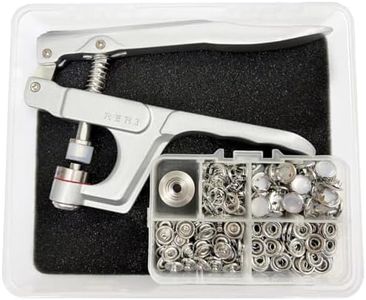 Pearl Snaps with Fastener Pliers Press Tool Kit 40 Set Snap Fasteners Kit Snap Buttons for DIY, Sewing and Crafting