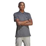 adidas Men's Train Essentials Training Polo Shirt, Grey Five/Black, L