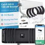 CEL-FI GO X G32 | Cell Phone Booster for Home | 4G, 5G, AT&T, Verizon & T-Mobile | Up to 15,000 Sq Ft Coverage | 100 dB Cell Phone Signal Booster | FCC Approved | 2 Antenna Kit