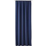 JEMIDI Curtain for Window - Opaque Curtains with Ruffle Tape for Curtain Rail Track for Bedroom Living Room Windows - 140cm x 250cm