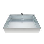 Camco 20932 Water Heater Drain Pan, 30-Inch x 30-Inch x 6-Inch