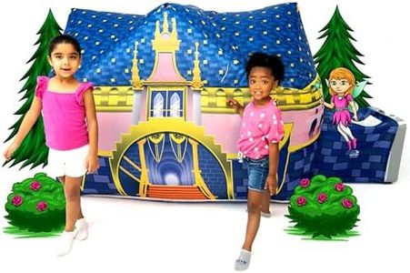 AirFort Inflatable Fort for Kids, Builds in 30 Sec, Play Tent Age 3+ (Royal Castle)