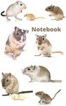 Notebook: GLOSSY Finish: I Love Gerbils Notebook Perfect Gift for any Small Animal Lover! 50 Lined Pages