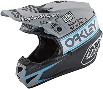 Troy Lee Designs SE4 Polyacrylite Team Edition 2 Off-Road Motocross Helmet (Gray, Medium)