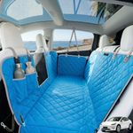 iBuddy Dog Car Seat Covers 100% Waterproof Dog Seat Cover for Back Seat with Mesh Window, Stain Resistant Dog Hammock, Nonslip Car Seat Covers for Dogs, Washable Pet Car Seat Cover for Car/SUVs/Trucks
