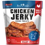 Beloved Pets Chicken Jerky Dog Treats & All Natural and Organic Healthy Snacks for Large & Small Dogs - Grain Free and High Protein - Human Grade Pet Chews (680 Gram)