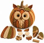 FISASA DIY Animal Pumpkin Sewing Kit for Adults (Owl)