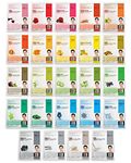 DERMAL 24 Combo Pack Collagen Essence Full Face Facial Mask Sheet - Sensitive Soothing, Nourishing Cleansing Korean Face Mask - Natural Skincare Spa Facial Mask Set for Women, Men