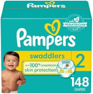 Pampers Diapers Size 2, 148 Count - Swaddlers Disposable Baby Diapers, Enormous Pack (Packaging May Vary)