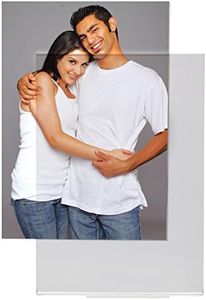 Neil Enterprises Inc. 5x7 Magnetic Acrylic Fold-Over Picture Frames - Pack of 50