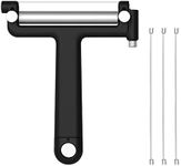 KITCHENDAO Replaceable Wire Cheese Slicer Cutter, Adjustable Wire Cheese Cutter, 50% Stronger Wires with 2nd Gen Wire Fixing Mechanism, Quick Replacement, Dishwasher Safe, with 3 Extra Wires