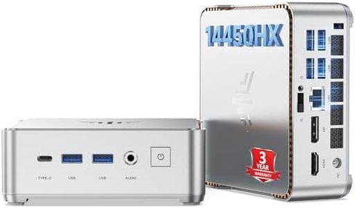 KAMRUI Hyper H2 Mini Gaming PC, in-tel Core i7-13620H Mini Computers (Beats 1280P, 10C/16T, up to 4.9GHz), 32GB RAM 1TB PCle4.0 SSD Desktop Computer, Triple 4K Display, USB4, WiFi6, BT5.2, Business