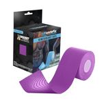 MuscleFix Athletic Sports Kinesiology Tape | Tape for Injury, Muscle Support, Pain Relief, Joint Support and Physiotherapy (5 m * 5 cm) (Purple)