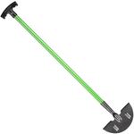 Hardys Garden Tools | Carbon Steel Lawn Edging Border Cutter & Garden Edging Tool | Half Moon Lawn Edger & Edge Trimmer with Head Step | T Handle 91cm