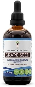 Grape Seed Tincture Alcohol-Free Liquid Extract, Organic Grape (Vitis Vinifera) Dried Seed (4 FL OZ)