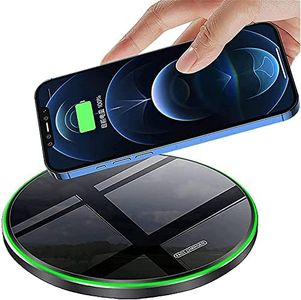 Wireless Charger 20W Fast Wireless Charging Pad Compatible with iPhone 16 15 14 13 12 11(pro,pro max)/14 15 16 plus/13 12 Mini/XS Max/XR/X/8,Samsung Galaxy S24/S23/S22/S21/Note 20/Buds 3 pro,AirPod4