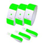 Paper Wristbands for Event，600pcs，Waterproof Paper ，Numbered Wristbands (Neon Green)