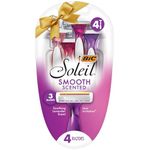 BIC Soleil Twilight Disposable Razor, Women, 4-Count