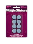 Magic Sliders 8025 Series 8PK 1" RND Slide Disc, Blue