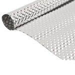 Embossed Aluminum Heat Shield Automotive 20'' x 27.5'' High Temp Thermal Barrier Exhaust Wrap Electrical For Cars/Turbo Manifold