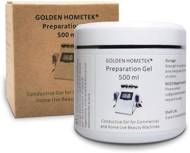 Golden Hometek Preparation Gel - Conductive Gel for use with RF Facial Firming and Body Slimming Machines