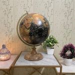 Globe Daddy Antique World Map with Countries & Continent Globe for Home Décor,Gift Show-piece, Decoration,Office Table,Luxury Item (Dia-12 inch,Big Globe,Political Map)