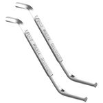 LitKiwi 2PCS Silver Garbage Disposal Wrench, Lengthened Design for Quick Clog Clearing, Hexagonal Socket for Easy Insertion and Turn