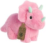 Aurora, 35057, Eco Nation Trix Triceratops Dinosaur, 8In, Soft Toy, Pink