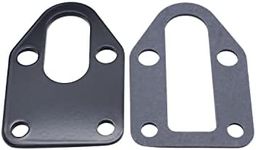 Sbc Black Colour Fuel Pump Mounting Plate With Gasket 283 305 327 350 383 400 Sb Compatible with Chevy