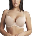 CLEO by Panache Women's Faith Molded Plunge Bra, Latte, 32GG