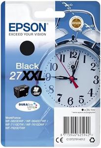 Epson 27 Serie Sveglia, Cartuccia Originale Getto d'Inchiostro DURABrite Ultra, Formato XXL, Nero