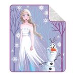 Franco Disney Frozen 2 Kids Bedding Soft Plush Sherpa Blanket Throw, 50 in x 60 in, (Officially Licensed Product)