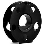 GarfatolRv Cord Storage Reel Easy to Use with Center Rotating Handle 100 Feet (Black)