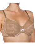 Chantelle Women's Revele Moi Perfect Fit Underwire Bra,Suede,36E (36DD)