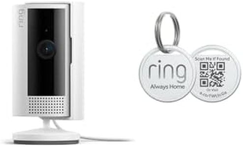 Ring Indoor Cam (2nd Gen), White with Ring Pet Tag