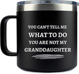 Edizzone Funny Grandpa Mug (You Are Not My Granddaughter) Grandpa Gifts - Best Grandpa Birthday Gifts - Gifts for Grandpa From Granddaughter Grandson - Great Grandpa Gift for Fathers Day