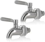 Estilo Stainless Steel Beverage Replacement, 2 Pack Drink Spout | Tower Jug, Carafe, Dispenser Spigot | Hot&Cold Milk, Water, Pumpkin Juice, Lemonade, Sangria, Mimosa
