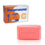 Neoprosone, Skin Brightening Soap | 2.82 oz / 80 g | Cleansing Bar, Helps to Removed Spots on: Knees, Elbows, Face, Private Areas | For Women and Men, with Vitamin C and Castor Oil